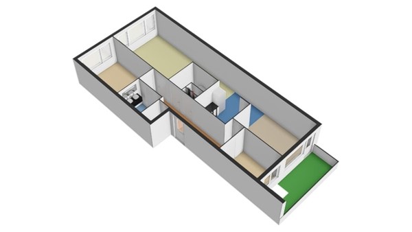 Floorplan - Bentincklaan 342, 3039 KK Rotterdam